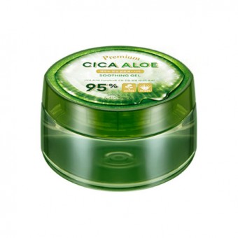 Missha Premium Cica Aloe Soothing Gel - Успокаивающий гель с центеллой и алоэ вера